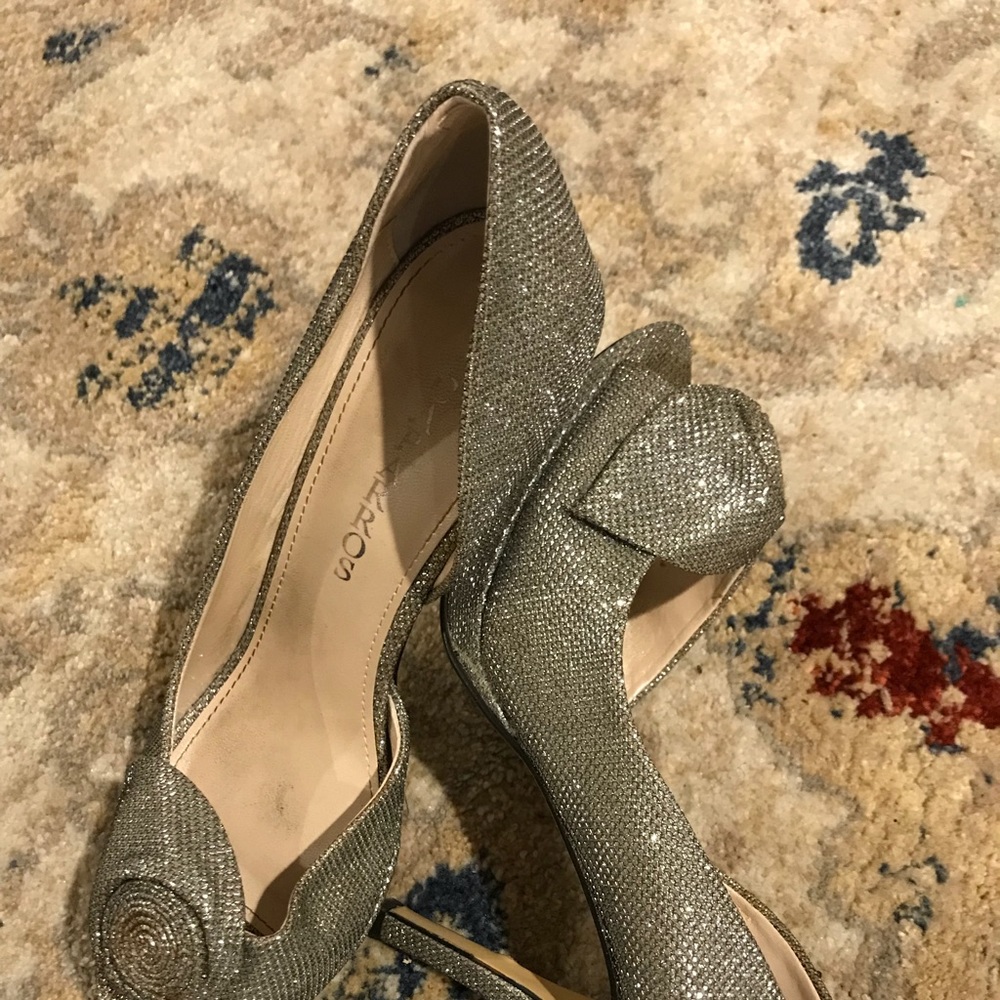 Silver shoes
